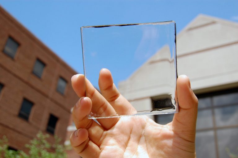 transparent solar panel