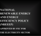 National Renewable Energy and Energy Efficiency Policy